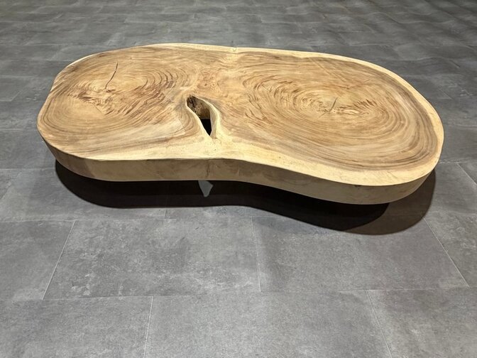 Ronde boomstamtafel 95/135cm - IJ25-326