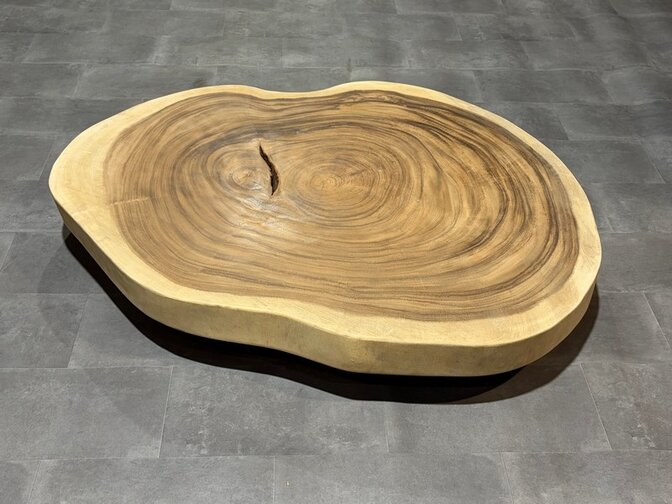 Ronde boomstamtafel 115/150cm - IJ27-326