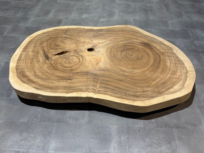 Ronde boomstamtafel 105/180cm - IJ35-326