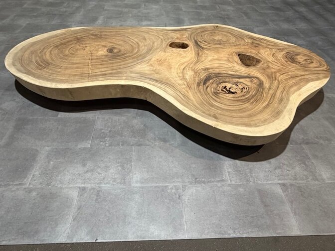Ronde boomstamtafel 140/230cm - IJ36-326