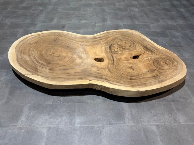 Ronde boomstamtafel 105/210cm - IJ37-326