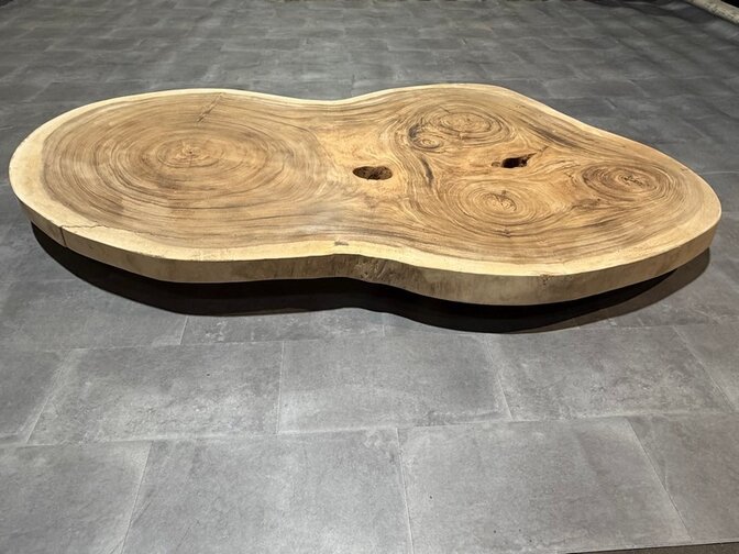Ronde boomstamtafel 105/210cm - IJ37-326