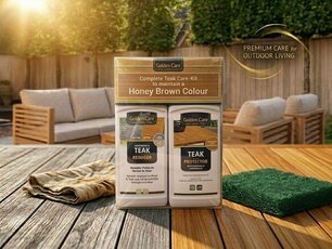 Golden Care - Teak onderhoudspakket met Protector