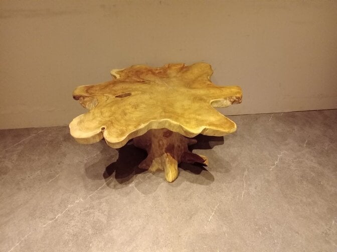 Salontafel van wortelhout 70x95x45cm - SR2569-12