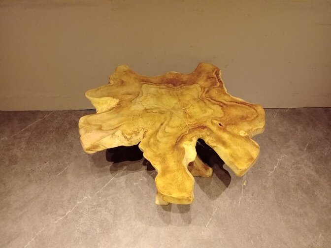Salontafel van wortelhout 75x95x45cm - SR2569-20