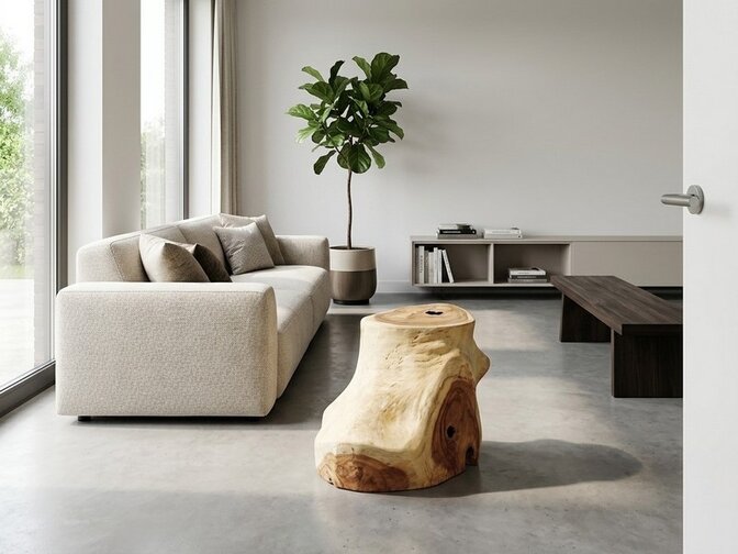 Massieve Suarhouten tafel 50x80x50cm