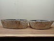 2 waskommen uit 1 steen - 55x31x15cm - FL23799