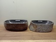 2 waskommen uit 1 steen - 47x32x15cm - FL23801
