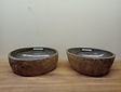 2 waskommen uit 1 steen - 44x39x15cm - FL23802