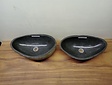 2 waskommen uit 1 steen - 54x31x15cm - FL23803