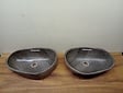 2 waskommen uit 1 steen - 52x31x15cm - FL23804