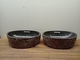 2 waskommen uit 1 steen - 51x33x15cm - FL23808
