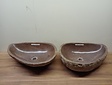 2 waskommen uit 1 steen - 52x38x15cm - FL23811