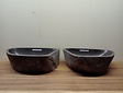 2 waskommen uit 1 steen - 52x38x15cm - FL23812