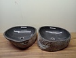 2 waskommen uit 1 steen - 47x43x15cm - FL23818