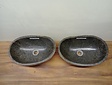 2 waskommen uit 1 steen - 46x33x15cm - FL23821