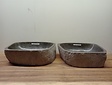 2 waskommen uit 1 steen - 50x37x15cm - FL23822