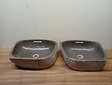 2 waskommen uit 1 steen - 50x37x15cm - FL23822
