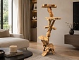 Kattenkrabpaal of Etagere van teakhout 150cm