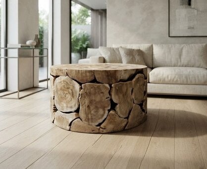 Japandi interieur: rust met massief hout