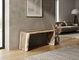 2 persoons  Boomstambank uit 1 stuk - 120cm