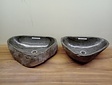 2 waskommen uit 1 steen - 53x37x15cm - FL23824