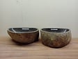 2 waskommen uit 1 steen - 45x34x15cm - FL23825