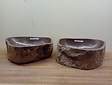 2 waskommen uit 1 steen - 47x40x15cm - FL23827