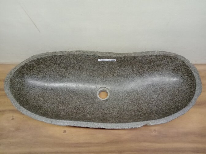 Wasbak natuursteen - 83x34x15cm - FL23829
