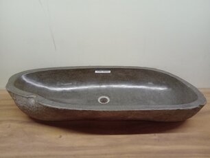 Wasbak natuursteen - 94x37x15cm - FL23833