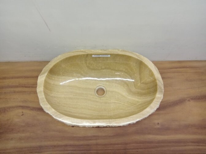 Onyx wasbak Ovaal - 57x37x15cm - FL23836