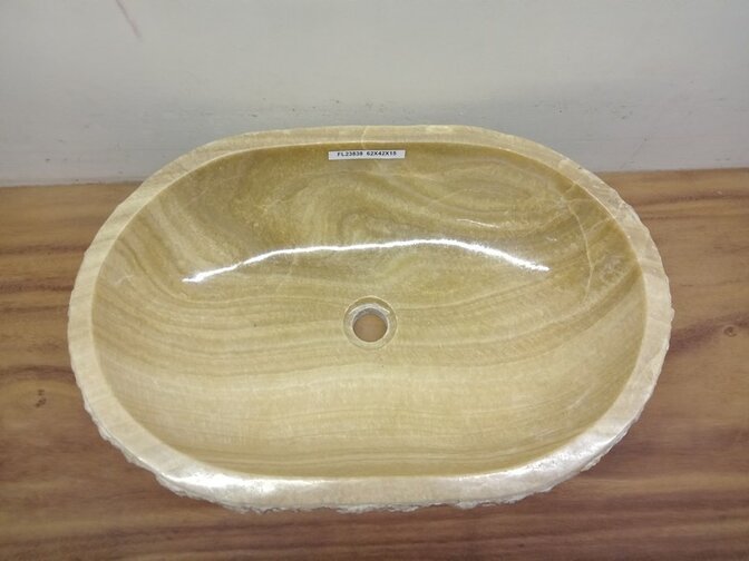 Onyx wasbak Ovaal - 62x42x15cm - FL23838