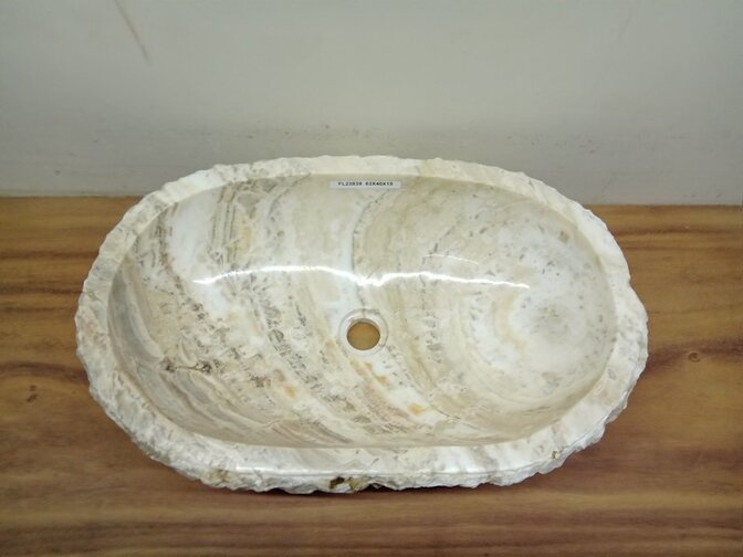 Onyx wasbak Ovaal - 63x40x15cm - FL23839