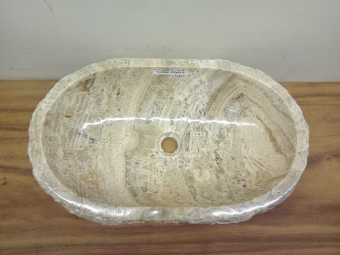 Onyx wasbak Ovaal - 63x40x15cm - FL23840