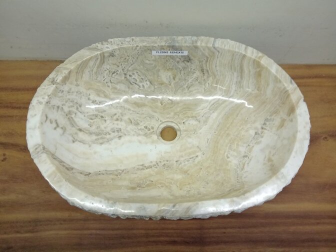 Onyx wasbak Ovaal - 62x43x15cm - FL23843