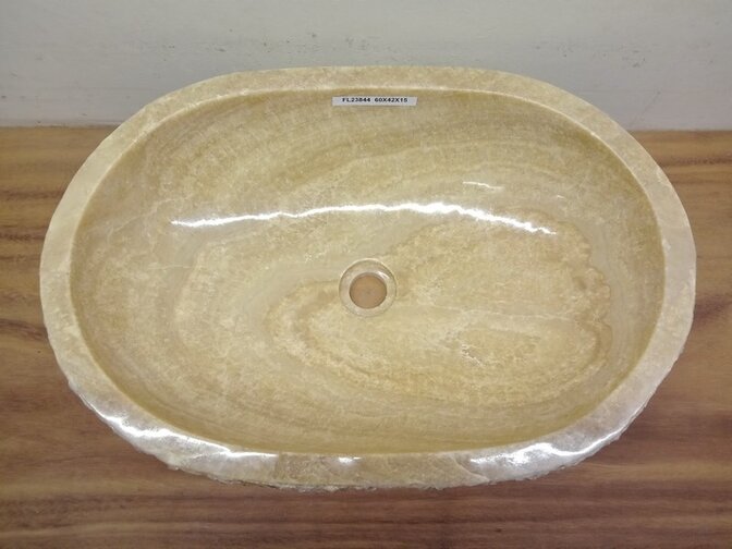 Onyx wasbak Ovaal - 60x42x15cm - FL23844