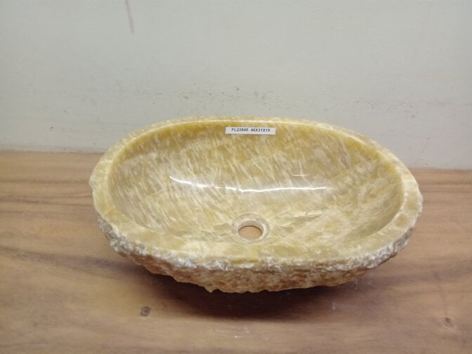 Onyx wasbak Ovaal - 46x31x15cm - FL23845
