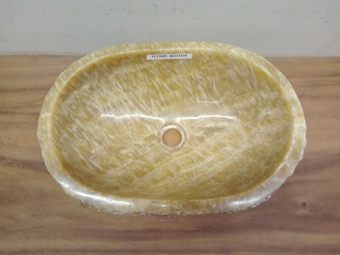 Onyx wasbak Ovaal - 46x31x15cm - FL23845