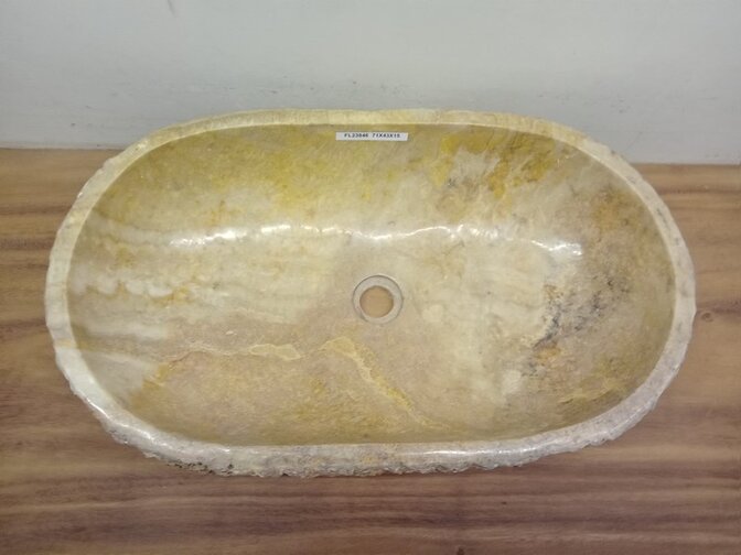 Onyx wasbak Ovaal - 71x43x15cm - FL23846