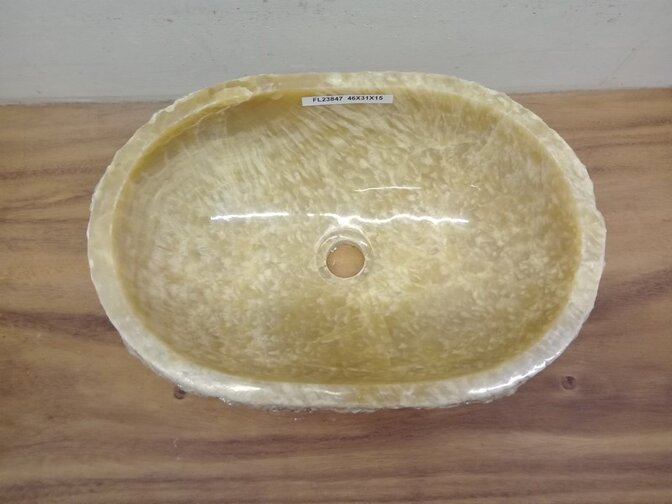 Onyx wasbak Ovaal - 46x31x15cm - FL23847