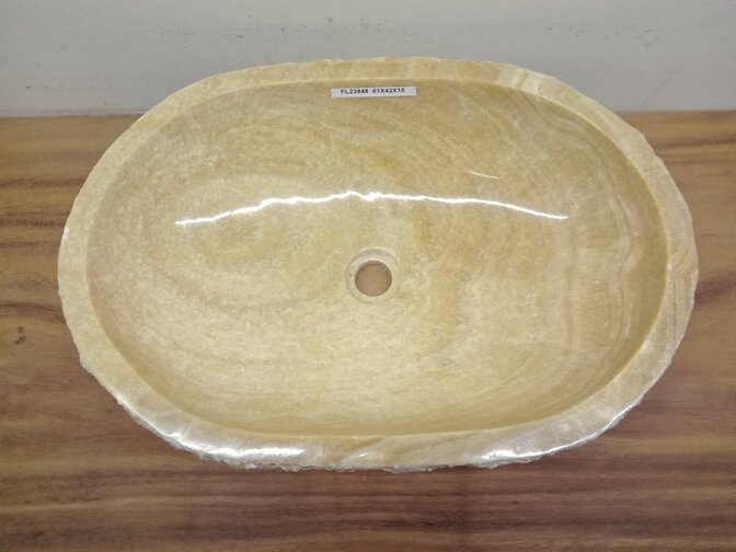 Onyx wasbak Ovaal - 61x42x15cm - FL23848