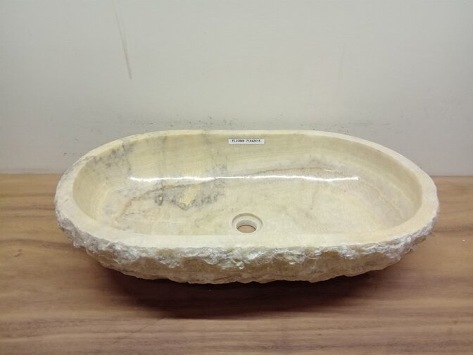 Onyx wasbak Ovaal - 71x42x15cm - FL23849