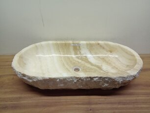 Onyx wasbak Ovaal - 83x44x15cm - FL23873