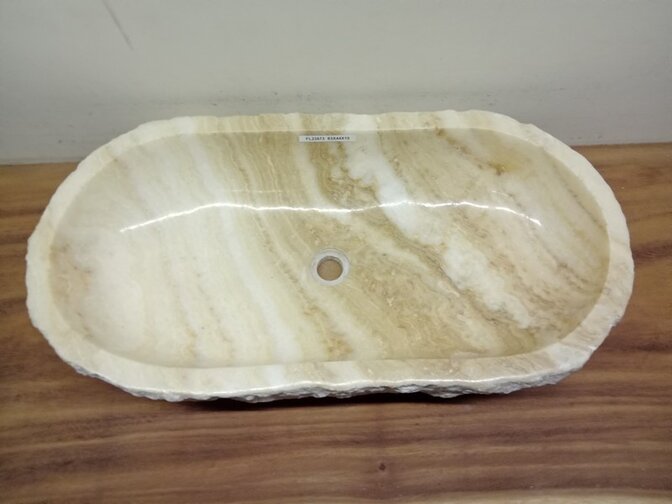Onyx wasbak Ovaal - 83x44x15cm - FL23873