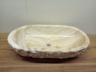 Onyx wasbak Ovaal - 70x39x15cm - FL23874