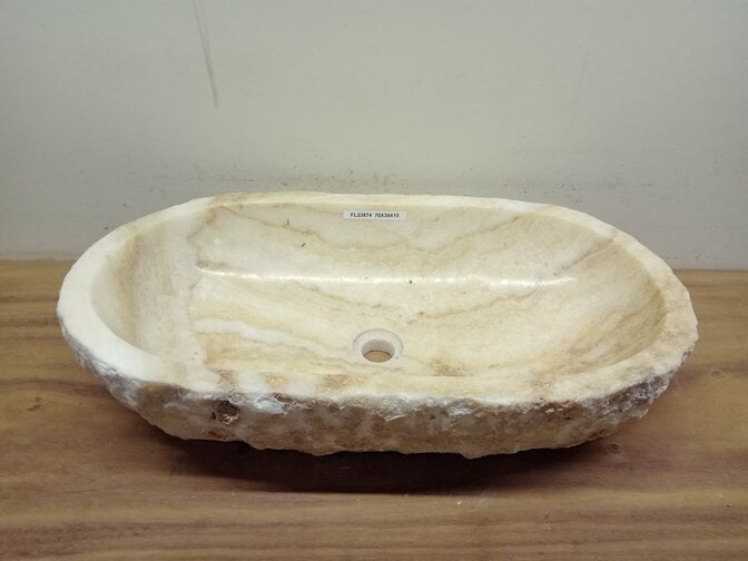 Onyx wasbak Ovaal - 70x39x15cm - FL23874