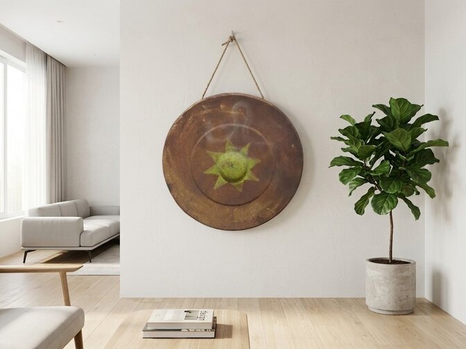 Metalen Gong  - 115cm