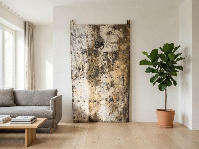 Indonesische oude deur 105x180cm