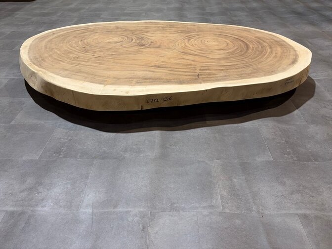 Ronde boomstamtafel 120/185cm - CA12-126