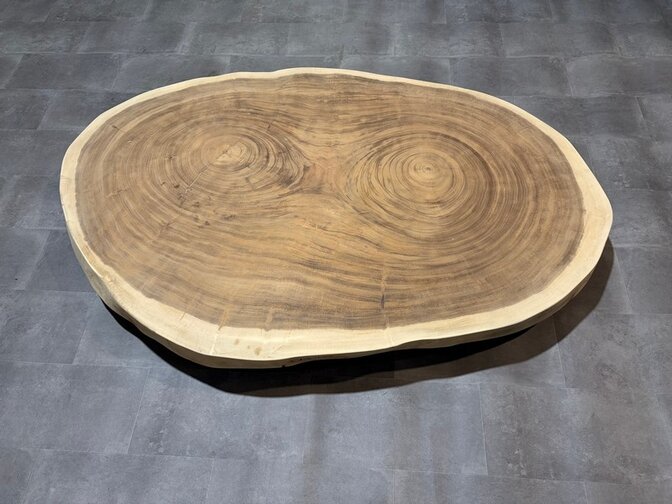 Ronde boomstamtafel 120/185cm - CA12-126